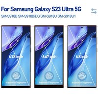 S23 Ultra 5G AMOLED Display Screen for Samsung S23 Ultra S918B S918B/DS Lcd Display Digital Touch Screen with Frame Assembly