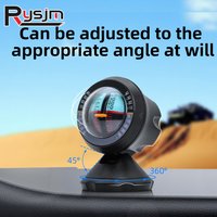 HD High-Precision Car Compass Inclinometer Slope Meter Vehicle Declinometer Gradient Finder Tool Car Accessories