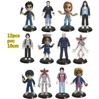 12/6pcs MOC Demogorgon Strangered Things Vecna Desktop ornament Toys Kid Gifts Figure Collectible For Tabletop Desk Decor