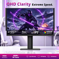 KTC H27E8 Gaming Monitor, 27-inch 2560×1440 Fast IPS Screen, 240Hz Refresh Rate & 275Hz OC, 1ms MPRT Response Time, HDR400, FreeSync & G-Sync Compatible, Low Blue Light & Flicker-Free, Adjustable