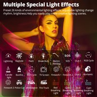 AMBITFUL A2PRO RGB LED Video Stick Light Full Color 2500K-8500K Color Temperature Built-in Lithium Battery APP Control