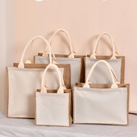 Simple solid color zipper shopping bag reusable travel tote bag