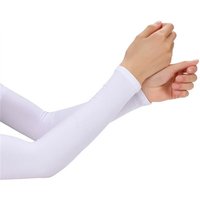 AliExpress NONE Summer 1 Pair Black Ice Silk Sleeves Cooling Arm Covers For Men Women Sun Protection Sunshade For Cycling Outdoor Sports Golf
