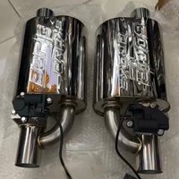 Pro XS DEX Electronic Valvetronic Universal Valved Stainless Steel Muffler 1.5mm Thickness Vacuum Valve Back Box Exhaust