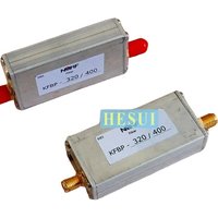 360MHz Filter UHF band bandpass BPF Filter module 2W 320MHz - 400MHz Filter module board CNC Al shielding shell SMA port