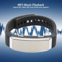 Recorder Watch Recorder Watch HD Noise Reduction Voice Activated Rechargeable Music Player Recorder Wristband for Class Meeting