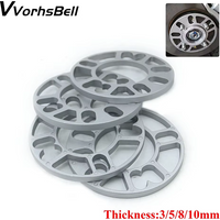 1PC Car Wheel Spacers 3/5/6/8/10mm Alloy Aluminum Car Wheel Spacer Adaptor Shims Plate Car Accessories
