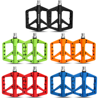 AliExpress riderace Ultralight Sealed Bearings Bike Pedals Nylon Anti-Slip Footboard Wide Flat Platform MTB Road Bicycle Pedals Cycling Accessories