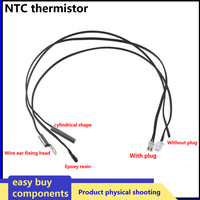 2pcs Ntc 10K 20K 50K 100K 1% 3950 Thermistor Temperature Sensor Waterproof Probe Cable For Arduino W1209 W1401 30Cm