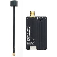 2026 New RUSHFPV 3.3GHz 2W FPV VTX Video Transmitter DVR Module with Antenna Long Range Stable Signal for RC Drone
