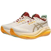 Asics Gel-Nimbus 27 Comfortable Fabric Synthetic Leather Breathable Low-top Marathon Running Shoes Men's