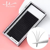 Korean PBT Materials Soft Comfortable Eyelashes Extensions Supplies 20 Rows High Quality Silk Lashes