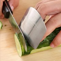 1PCS Kitchen Tool Accessories Stainless Steel Finger Guard Safety Cut vegetables Hand Guard Kitchen Tool Finger Protector Tool