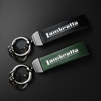 Motorcycle High-Grade leather rope Keychain Keyring key ring For Lambretta G350 Special X300 V200 V-Special Barona V50 V125 200