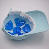 Reusable PVC Gel Ice Pack Cooling Pad for Bike Motorcycle Helmets Hats Summer Cool Down Cold Compress Outdoor Travel Accessory