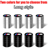 Car tire valve valve core is suitable for BMW M-mark alloy badge decoration, valve cap accessories.
