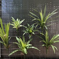 15/16/24 Leaf Realistic Feel Artificial Orchid Grass Green Chlorophytum Plants DIY Indoor Floral Home Garden Wedding Hotel Decor