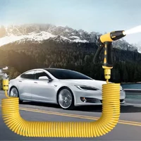10-20 Meter Telescopic Water Pipe with High-pressure Nozzle Car Washing Tool Set Extension Hose Water Hose for Pressure Cleaner