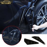 Becquet latéral modifié pour voiture, couteau à vent pour BMW X5 G05 X5M F95 2019 – 2022, autocollants de décoration de ventilation de garde-boue latéral, style de voiture, 2 pièces