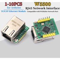 1/5/10Pcs W5500 Module TCP/IP Ethernet Module Compatible with WIZ820io Network Interface Rj45 for Arduino IoT Project
