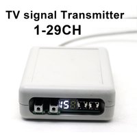 1-29CH Analog TV Signal Transmitter VHF UHF signal generator LED Display adjustable audio VideoTV Transmitter Image Transmission