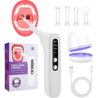 Electric Tonsil Stone Remover Kit with 3 Suction Modes UV Disinfection Oral Care Mouth Cleaning Tool for Tonsil Stones