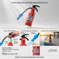 Hyper-Realistic Fire Extinguisher Water Gun Toy for Kids Summer Outdoor Beach Pool Play High Pressure Long Range Powerful Stream