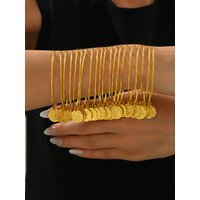 A pair of ethnic dance accessories - Indian dance performance attire items - bracelet hand ring