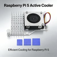 Waveshare Active Cooler (B) for Raspberry Pi 5, Active Cooling Fan, Aluminium Heatsink, with Thermal Pads