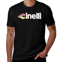 AliExpress NONE Cinelli Bikes Bicycle Logo T-Shirt street wear vintage anime shirt blue lock mens funny t shirts
