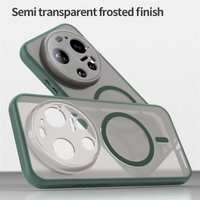 For Xiaomi 17 Ultra Case Semi-Transparent Frosted Matte PC+TPU Anti-fingerprint Translucent Cover for Xiaomi 17 Ultra