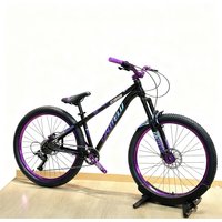 AliExpress NONE 26 Inch Dirt Mountain Bike 9-Speeds Steel Bicycle Frame With 90 Rings Aluminum Alloy Hub Fits Oil Disc-brake