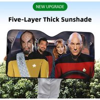S-Star Trek Movie Sun Visor Five-Layer Aluminum Foil Windshield Sunshades UV Protector & Heat Shield Car Front Window