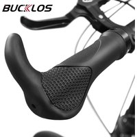AliExpress BUCKLOS Ergonomics Bike Grips Rubber Bike Handlebar Grips Lockable Bicycle Handles Shock-absorbption MTB Cuffs with Extended Bar