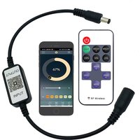 Mini Bluetooth monochrome controller suitable for monochrome light strip 11 key wireless remote control DC5-24V