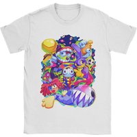 Digital Circus Pure Cotton T-Shirt for Mens Summer Vintage T Shirts O Neck Hip Hop Tees Oversized Custom DIY Clothes