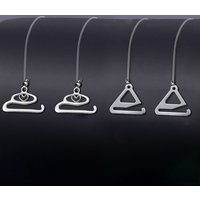 2 pairs heart-shaped+triangular metal hook shoulder strap transparent invisible seamless underwear shoulder strap
