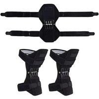 1/2PCS Rebound Spring Knee Protection Boosters Non-Slip Breathable Support Knee Pads Fixed Booster Knee Sleeve Sports
