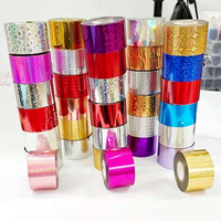 120M Lure Foil Fishing Lures Hologram Holographic Hot Stamping Nail Foils Film Transfer Paper Metal Wraps DIY Hard Bait Decor