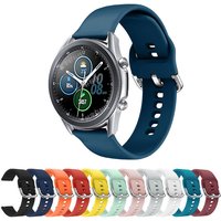Silicone Strap 22mm 20mm For Samsung Galaxy 3 41mm 45mm/Watch 42mm 46mm Bracelet Sports Band For Gear S3 S2/Active 1 2 Correa