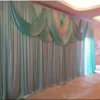 3x6M/10x20FT Tiffany Blue Wedding Backdrop Curtain With Silver Sequins Swag Event Party Banquet Drapes Stage Background Curtains