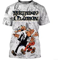 New Hot 3D Spring/Summer Fashion Trend Anime Loose Casual Printed Short Sleeved Personalized Comfortable Round Neck T-shirt