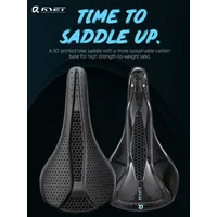 AliExpress Lexon RYET Full Carbon 218g Bike Saddle, 265*143mm 3D Printed Bicycle Seat, Oval 7 x 9 mm MTB Gravel Road Bike Cushion Bicycle Parts