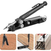 NICEYARD Scribing Tool Profile Scribing Ruler DIY Woodworking Adjustable Contour Gauge Scribe Compass Tool Metal Multi-function
