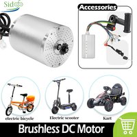 AliExpress kun ray 72V 3000W Ebike Motor Kit, DC Motor, E-Scooter, Go-Kart, Motorcycle электровелосипед 48V2000W Kit Conversión Bicicleta Eléctrica