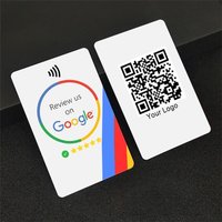 10pcs Electronic Business Card NFC Ntag215/216 NFC Chip Google Review Card PVC Plastic Nfc Tag