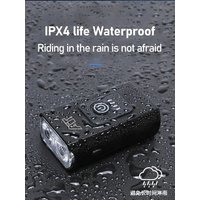 AliExpress Other Front Bike Light USB Rechargeable Power Display Bicycle Led Light Waterproof Bicycle Headlight Flashlight Cycling Accessories