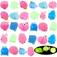 Fidget Mochi Animals Glow In The Dark Stress Relief Toys For Kids Funny Gifts Regalos Para Cumpleaños Infantil Invitados
