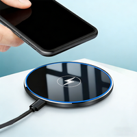 30W Metal Wireless Charger Pad Led Light for iPhone 17 16 15 14 13 12 Pro Max Samsung Xiaomi Mini Fast Wireless Charging Station