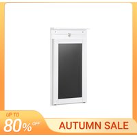 SoBuy FWT20-W Wandtisch mit Tafel Klapptisch Esstisch Küchentisch Memoboard BHT: 50x76x75cm